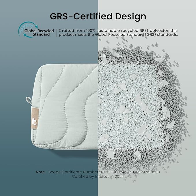 tomtoc Electronics Organizer Travel Case, Soft Puffy Organizer Bag Birthday Christmas Gifts Travel Essentials for Women Girls, Portable Accessory Tech Pouch Storage for Charger, Cord, Cable, Phone