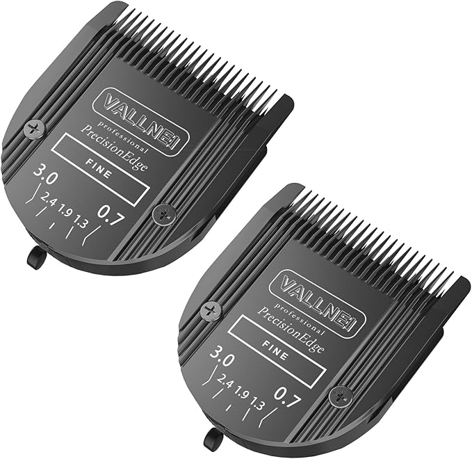 Detachable Adjustable Pet Dog Grooming Clipper 5-in-1 Blade Compatible with WAHL Professional Animal Blade Arco, Bravura, Chromado, Creativa, Figura, and Motion Pet, Dog, and Horse Clippers (Black)