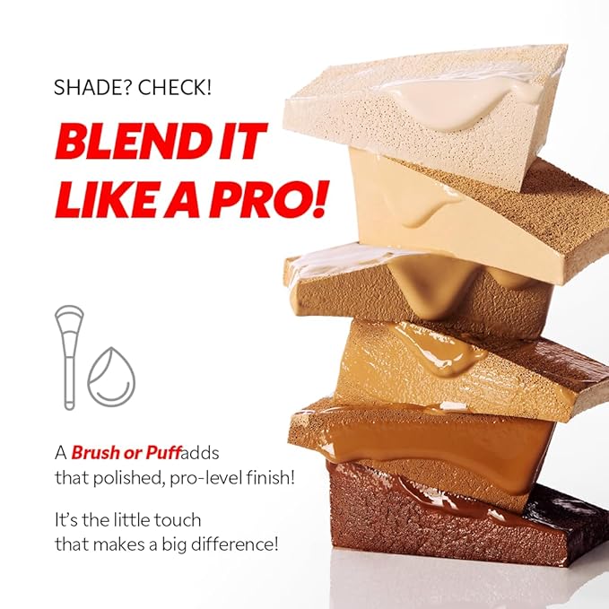 TIRTIR Mask Fit Red FoundationㅣLong Lasting Flawless Coverage, Energy Essence, Lightweight, Hydrating, Pore-Blurring, Breathable Satin Finish, Makeup, Radiant Skin, #21C Cool Ivory, 1.01 Fl Oz