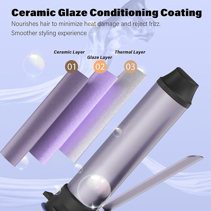 1.5 Inch Curling Iron Curling Iron, Rechargeable Wireless Mini Travel Size Wand with 3 Temperature Settings, Styling Tools & Appliances