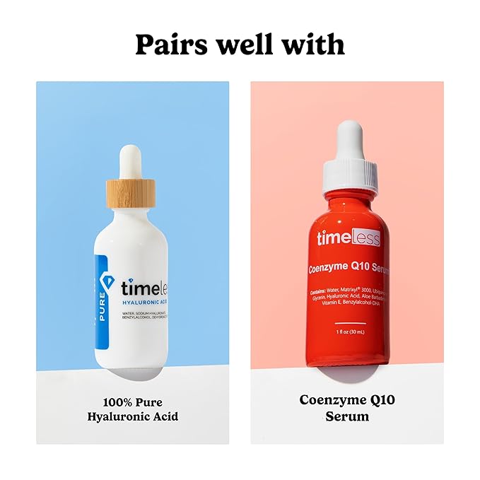 Timeless Skin Care Vitamin C Serum with Vitamin E & Ferulic Acid - Brightening Serum - for Oily & Dry Skin - Fragrance-Free - Pouches