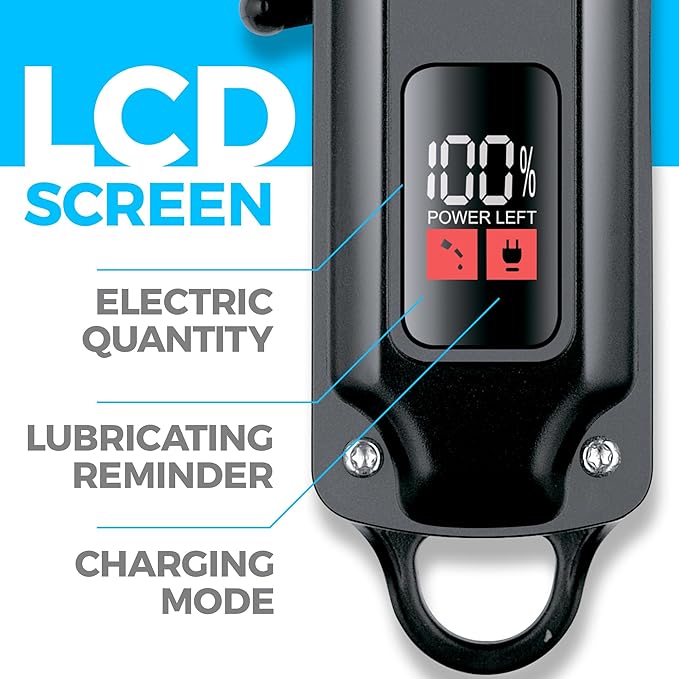 Cordless Hair Clippers for Men: Professional Barber Clippers for Precision Grooming, Rechargeable and Powerful - Máquina para Cortar Pelo de Hombre