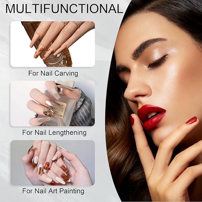 Acrylic Nail Brush Size #14, 100% Pure Kolinsky Nail Art Brushes for Acrylic Application, Sturdy Handle Oval Shaped Acrylic Powder Nail Design Tools for Professional Manicure DIY