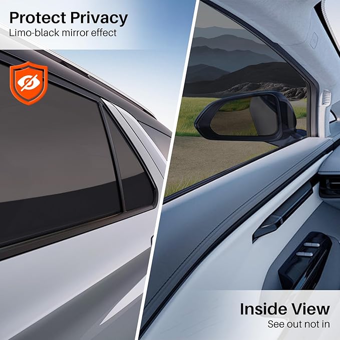 10% Percent Car Window Tint, 10% VLT Nano Ceramic Window Roll 36" Inch x 15'Ft, Automotive Tint for Privacy Sun & Glare Protection UV Heat Blocking, Scratch Resistant 5-Layer