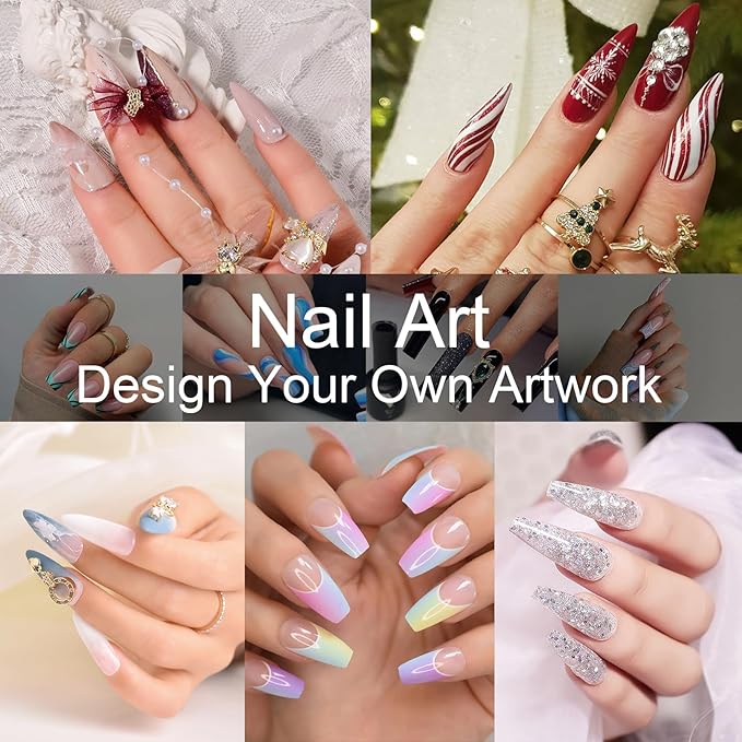 Acrylic Nail Brush Size #14, 100% Pure Kolinsky Nail Art Brushes for Acrylic Application, Sturdy Handle Oval Shaped Acrylic Powder Nail Design Tools for Professional Manicure DIY