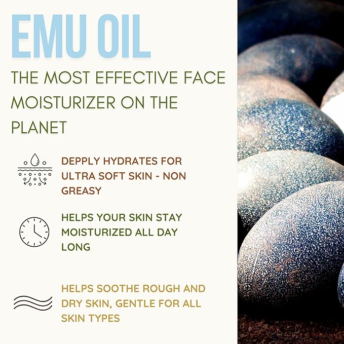 100% Grass Fed Tallow Balm with Colostrum & Emu Oil - Handmade Whipped Beef Tallow for Face and Body, Sensitive Skin Tallow Moisturizer made with True First Colostrum