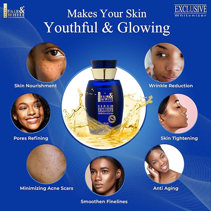 FAIR & WHITE Exclusive Skin Brightening Serum - 1 Fl oz / 30ml