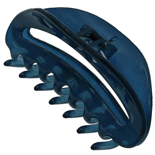 Camila Paris CP3125 French Hair Clip for Women, Blue, Girls Hair Claw Clip Jaw Fashion Durable and Styling Hair Accessories for Women, Luxury Ladies Strong Hold No Slip Grip Clamp, Made in France