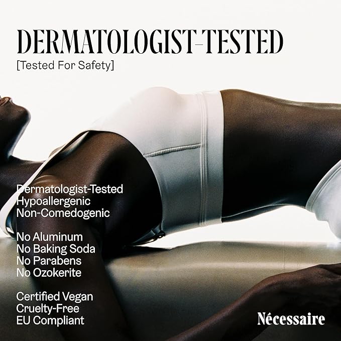 Nécessaire The Deodorant Santal | Natural Aluminum Free Deodorant For Women & Men. Extra Strength Treatment with Mandelic Acid. Free of Baking Soda, Ozokerite & Parabens (75 g/2.5 oz)