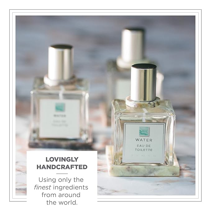 Zents Eau de Parfum (Water) for Women & Men | Long-Lasting Clean Fragrance with Chamomile, Coriander & Lemon | Fresh & Calming Scent | 1.69 oz