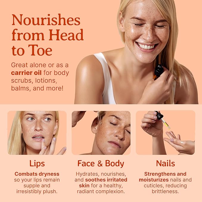 Bella Terra Oils - Organic Carrot Seed Oil 4 oz - Dive into Carotene's Natural Power, High in Essential Fatty Acids, Experience Luxurious Skin Nourishment