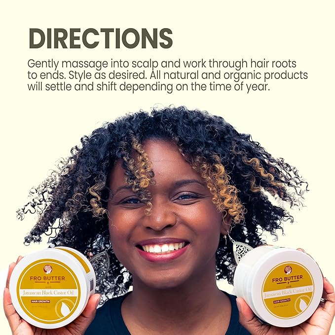 Jamaican Castor Oil Hair Thickener Treatment, Nourishing Extracts for Fast Hair Restoration, Shedding and Thinning Hair, Men and Women, Black