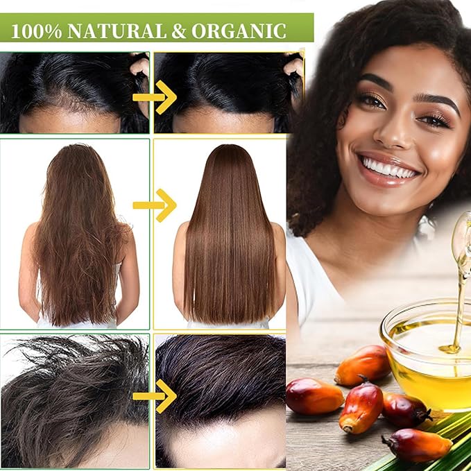 Batana Oil for Hair Growth, Natural Pure Dr Sebi Batana Hair Oil from Honduras, Anti Hair Loss, Prevent Hair Eliminates Split Ends for Men & Women, 4.05 FL oz