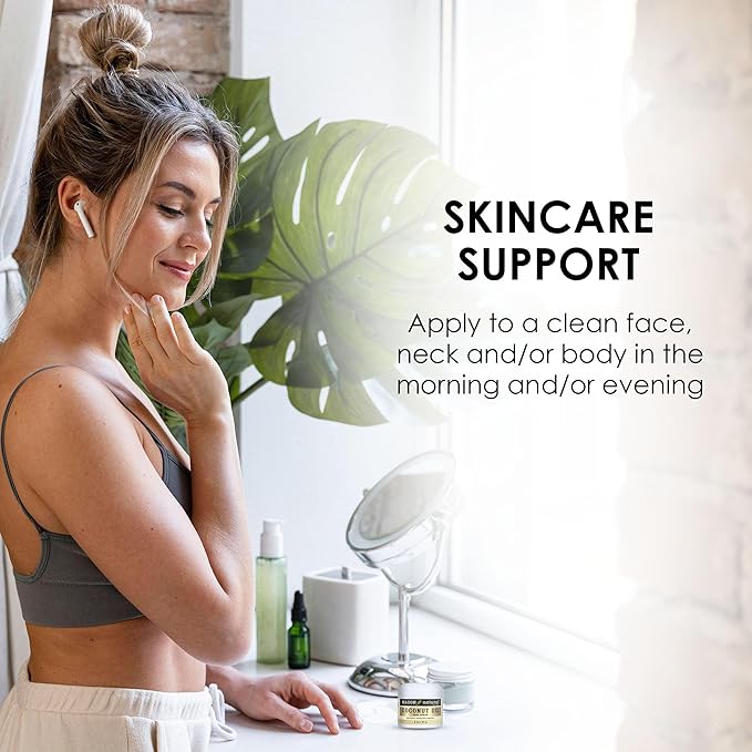 MASON NATURAL Coconut Oil Beauty Cream, Hydrating Moisturizer With Collagen for Smooth & Firm Skin, 2 oz, Pack of 3