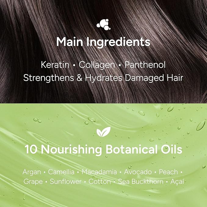 Perfumed Hair Oil & Serum 2-in-1 – Korean Essence Oil for Frizzy, Dry, Damaged Hair & Glass Hair Shine – Argan Oil & Amino Acids – Sulfate & Paraben-Free – Citrus Floral, 100ml / 3.38 fl oz