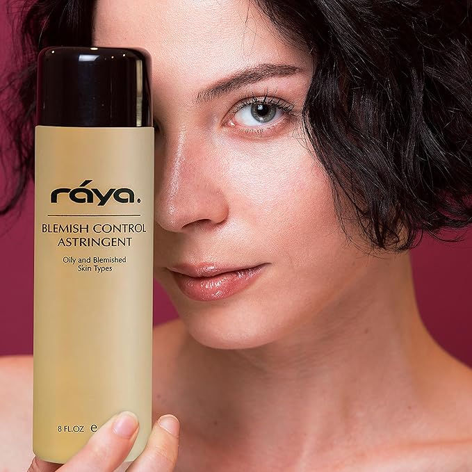 RAYA Blemish Control Astringent (705), Facial Toner for Very Oily and Break-Out Skin, with Vitamin B Complex to Balance pH and Helps Regulate Oil Production, Cruelty & Paraben Free - 8 fl oz