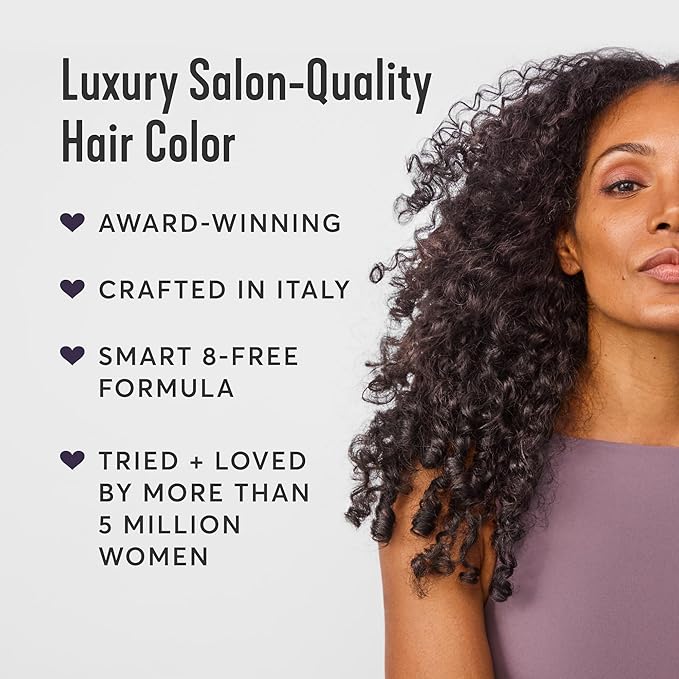 Madison Reed Radiant Hair Color Kit | 3NNA Cool Black-Brown with Ash Undertones (Positano Black) for 100% Gray Hair Coverage | Dimensional Permanent Hair Dye | PPD-Free & Ammonia-Free | 2 Pack