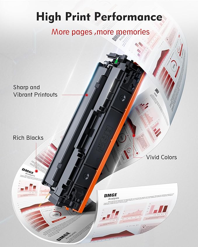 046 Toner Cartridge - Replacement for Canon 046 Toner Cartridge Set CRG-046 046H CRG-046H for Color ImageCLASS MF733Cdw MF731Cdw MF735Cdw MF654Cx Series Printer (Black Cyan Yellow Magenta, 4-Pack)