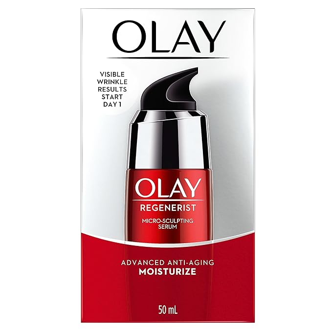 Olay Regenerist Micro-Sculpting Serum, Face Moisturizer 1.7 Fl Oz