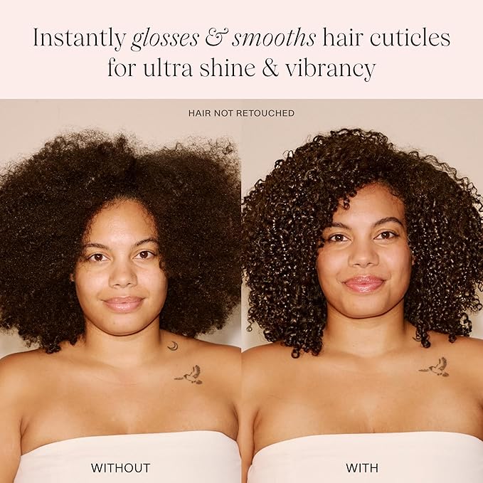 JVN Revive Rapid Repair Bond Gloss, 6 Fl Oz, Hair Shine Gloss Serum and Bond Repair Treatment, Repairs Damaged, Color Treated, or Fragile Hair, Silicone Free