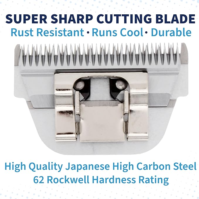 Detachable A Series Wide 6f Blade Dog Grooming Cuts Length 3/16" - 4.8mm Japanese High Carbon Steel Dog Grooming Blade Supplies | Detachable Blade Clippers (Compatible A5 Series(B6FW)