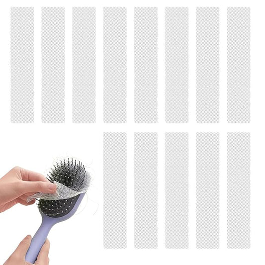 100 Pack Hair Brush Cleaner Disposable Hair Brushes Cleaning Tool Comb Cleaner Net Cover Screen Guards Hairbrush Hair Remover for Detangling Hair Brush Detangler Natural Bamboo Bristles
