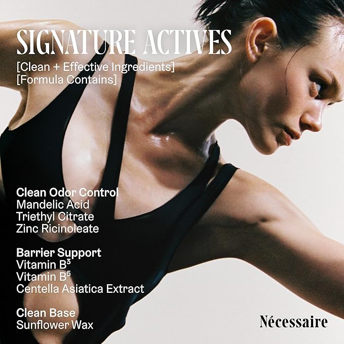 Nécessaire The Deodorant Olibanum | Natural Aluminum Free Deodorant For Women & Men. Extra Strength Treatment with Mandelic Acid. Free of Baking Soda, Ozokerite & Parabens (2x 75 g/2.5 oz)