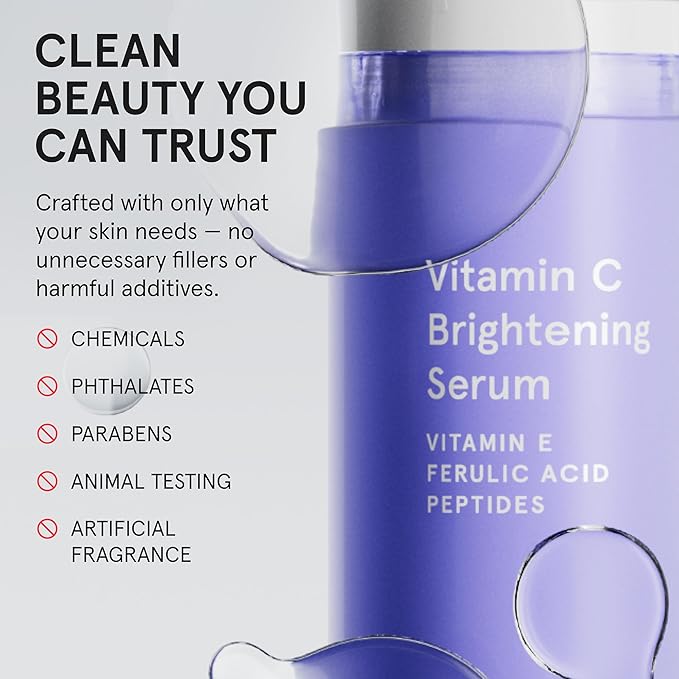 iRestore Vitamin C Brightening Serum – Anti Aging Face Serum with 15% Ascorbic Acid, Vitamin E, Ferulic Acid, Peptide Complex & Hyaluronic Acid (Pack of 1)