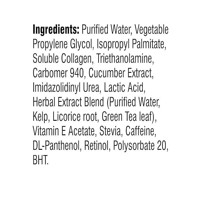 Botanic Spa Retinol Gel- Night Therapy for Younger Looking Skin-Collagen, Caffeine, Cucumber, Paraben-Free, Fragrance Free, 4 oz