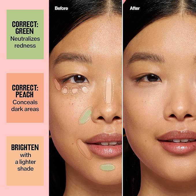 Revlon Glimmer Brightening Concealer, Liquid Under Eye Makeup, Made with Caffeine, Vitamin C, & Stevioside, 125, 0.3 fl oz